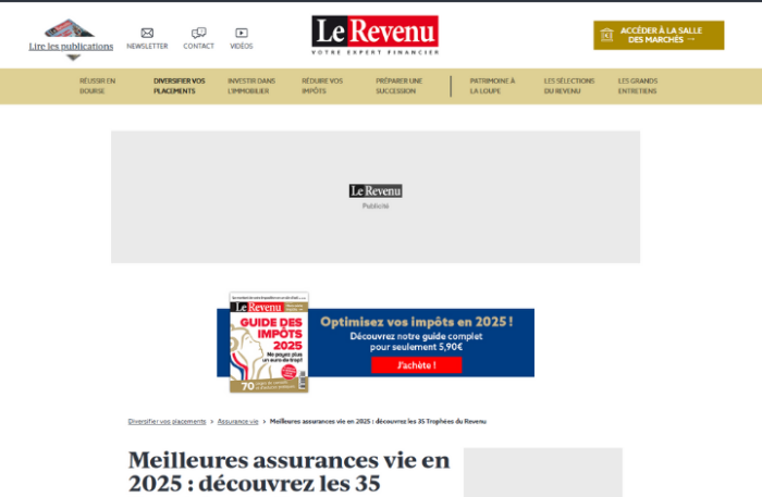Agence digitale presse en ligne Le Revenu