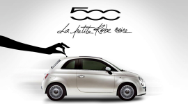 FIAT 500 et La petite Robe Noire – Plateforme digital, Campagne CRM (bannières personnalisées ciblées)