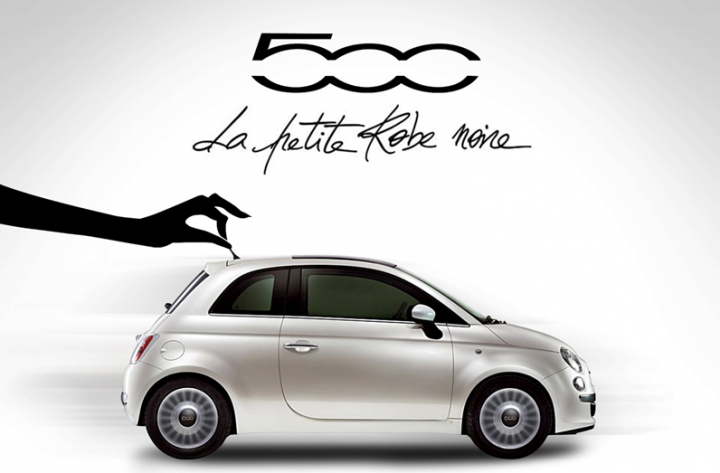 FIAT 500 et La petite Robe Noire – Plateforme digital, Campagne CRM (bannières personnalisées ciblées)