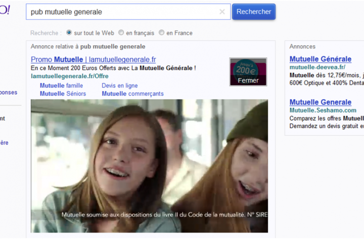 LA MUTUELLE GÉNÉRALE + YAHOO ADVERTISING