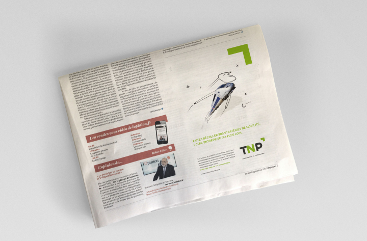 Campagne de notoriété pour le cabinet de conseil TNP / Print / Digital