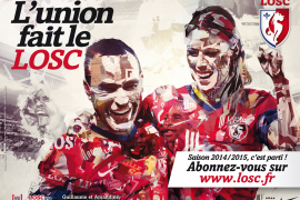 L’agence PéoLéo signe la nouvelle campagne abonnement du LOSC pour la saison 2014/2015.