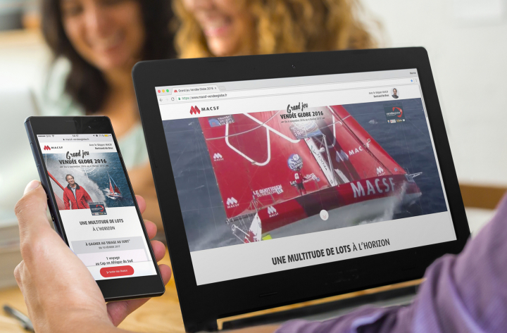 Site jeu concours – Vendée Globe