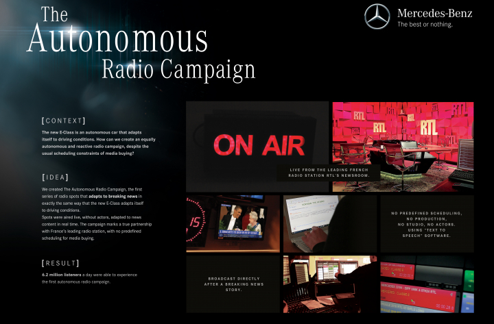 The autonomous radio campaign