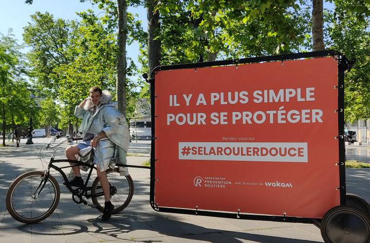 #SELAROULERDOUCE, campagne de sensibilisation sur la mobilité douce