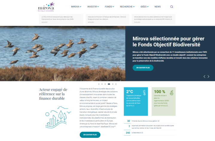 Agence digitale Mirova