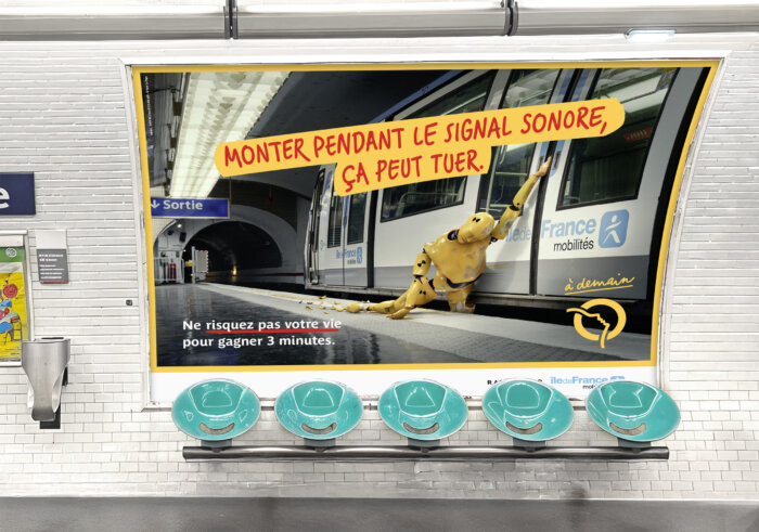 RATP et BABEL x Socialy lancent une campagne choc pour lutter contre les comportements à risque