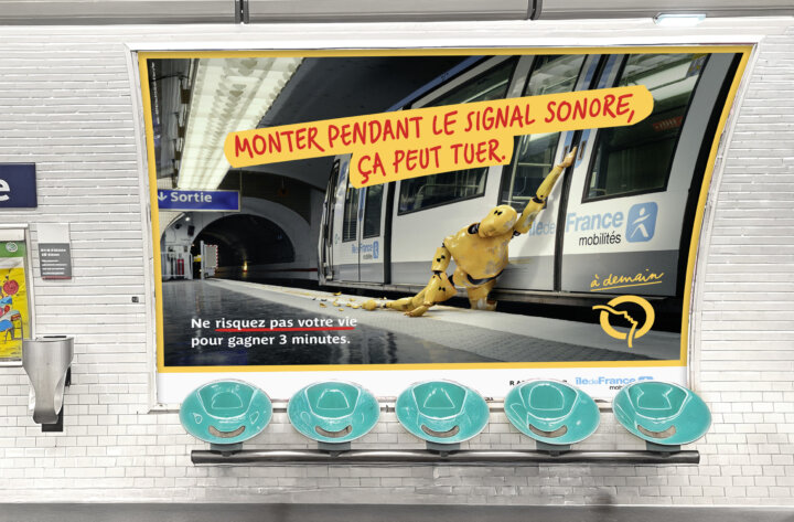 RATP et BABEL x Socialy lancent une campagne choc pour lutter contre les comportements à risque