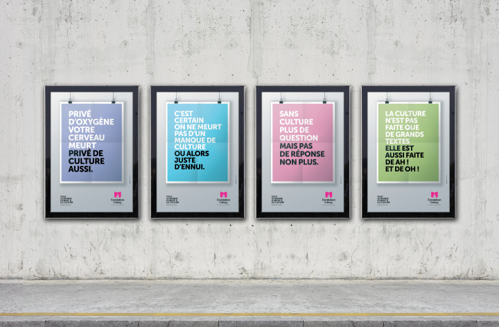 FONDATION CULTURA – Affichage