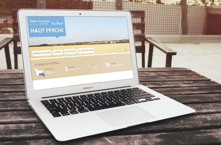Dispositif digital et print pour les sites Eoliens terrestres d’ EDF Energies Nouvelles