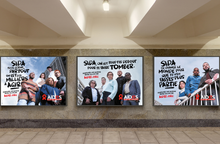 Campagne digitale / Social / affichage OOH – INNOCEAN PREND LE VIH ENTRE 4 YEUX