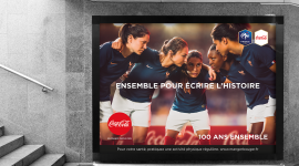 Médias sociaux – Impression – Concept – Campagne 100 ans ensemble