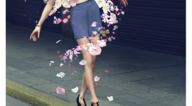 MONCEAU FLEURS – Affichage