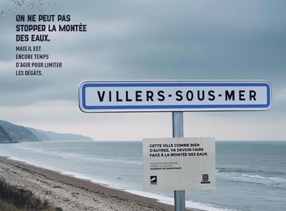 Campagne de sensibilisation pour alerter sur les effets dramatiques de la montée des eaux