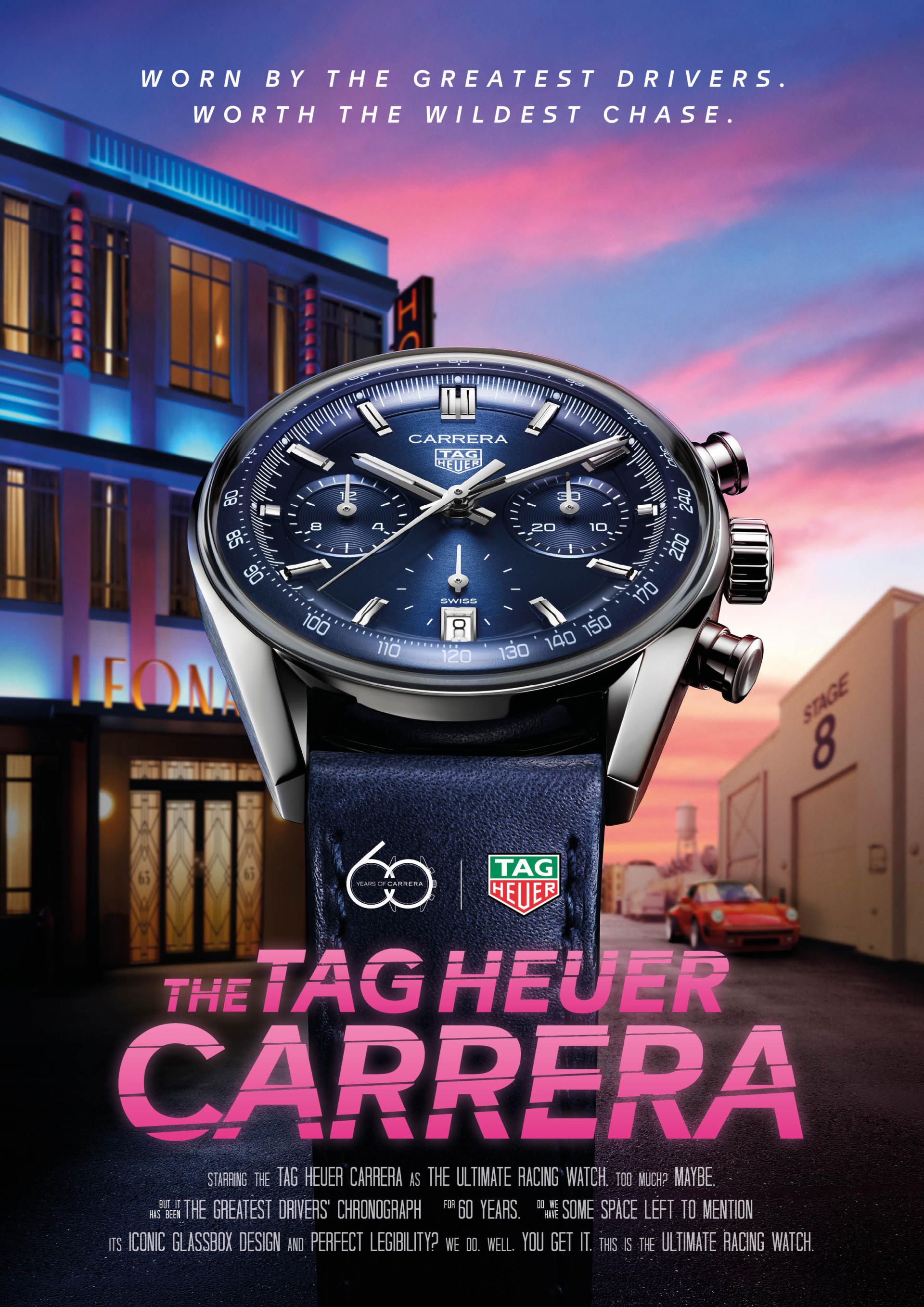 Campagne Digitale La Tag Heuer Carrera f te ses 60 ans avec Ryan