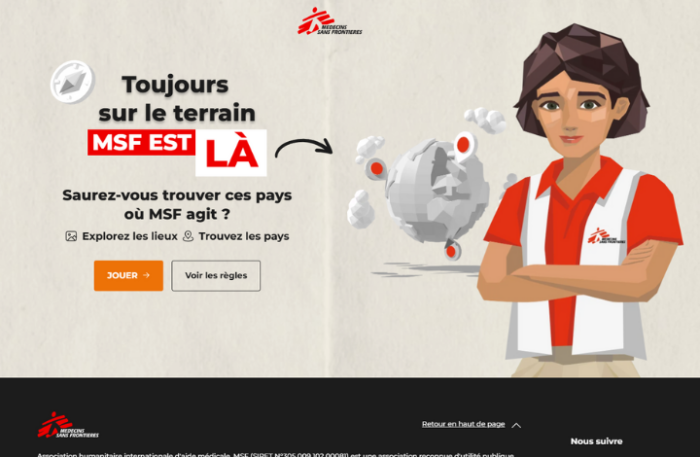 Agence de fundraising Médecins sans frontières