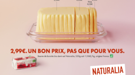 Campagne d&rsquo;affichage – Naturalia décompose ses prix