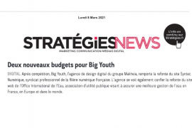 New BIz • 2 nouveaux budgets pour notre agence Big Youth ?
