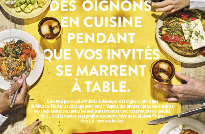 BETC Fullsix pour Maison Thiriet: Il est temps de revenir à table