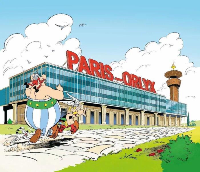 Paris Orlyx – un banquet géant à l&rsquo;aéroport pour la sortie du nouvel album d&rsquo;Astérix