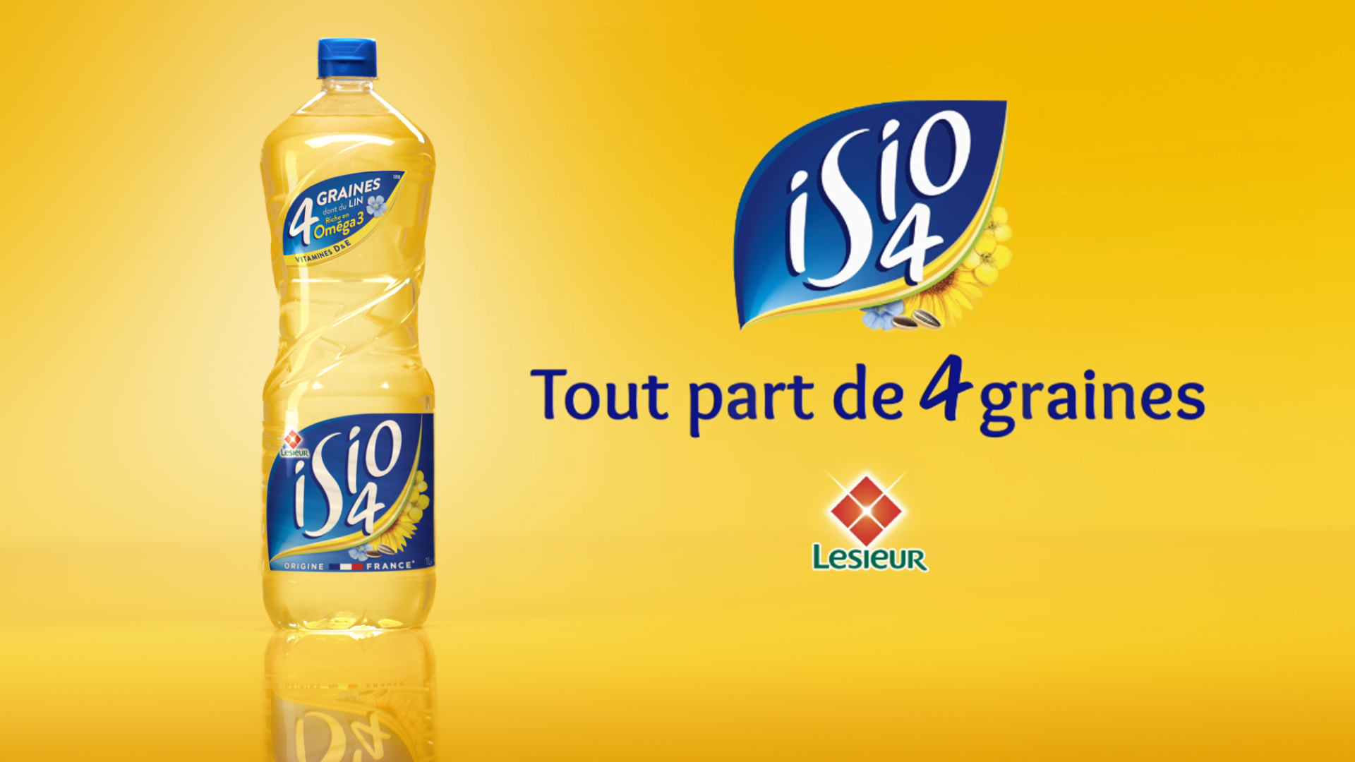 ISIO 4 - Campagne TV - Lesieur / Isio 4/ Puget - VMLY&R - agence Publicité  / communication / 360