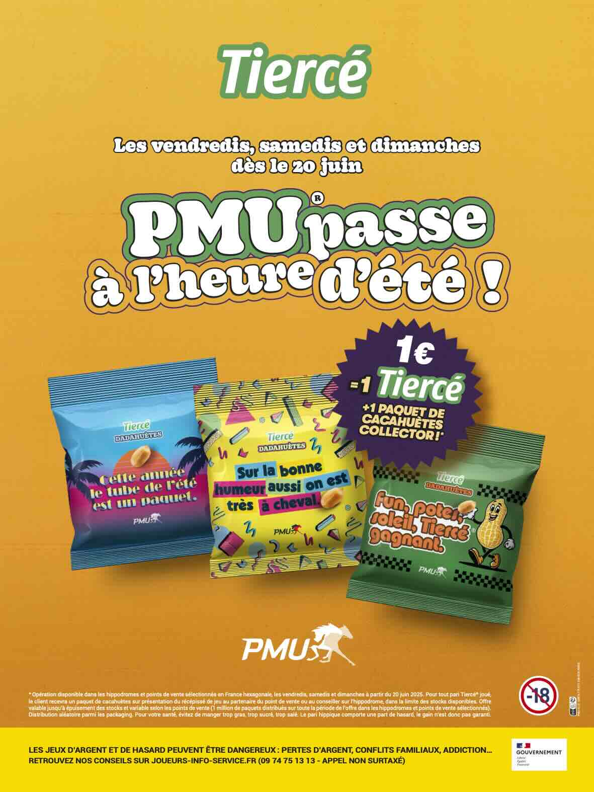 PMU® PASSE À L’HEURE D’ÉTÉ AVEC LES DADAHUÈTES® : UN RENDEZ-VOUS CONVIVIAL ET POPULAIRE POUR REDÉCOUVRIR LE PARI TIERCÉ®.