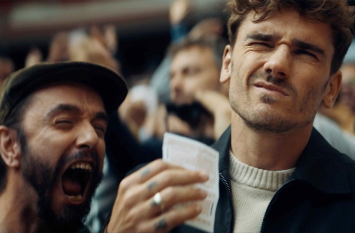 Campagne TV et web avec Antoine Griezmann