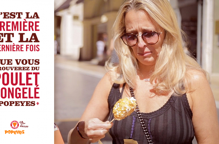 Campagne Street Marketing – Poulet glacé