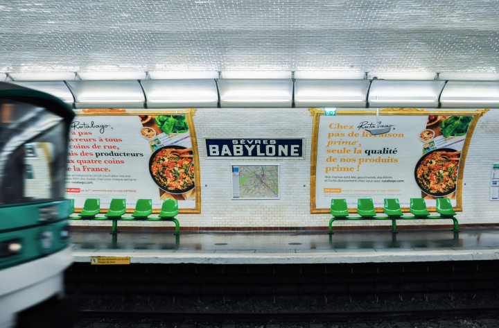 Rutabago affiche ses engagements pour la première fois dans le métro