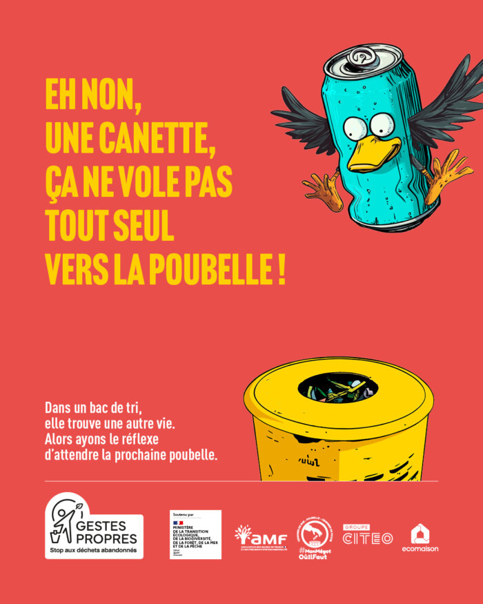 bearideas signe « Ça va pas s’faire tout seul ! » la dernière campagne de Gestes Propres