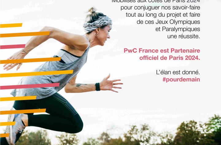 Annonce de partenariat PwC France x Paris 2024