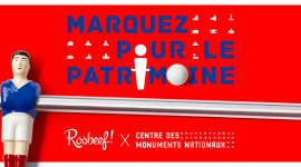 #MarquezPourLePatrimoine – identité visuelle, affichage évènement
