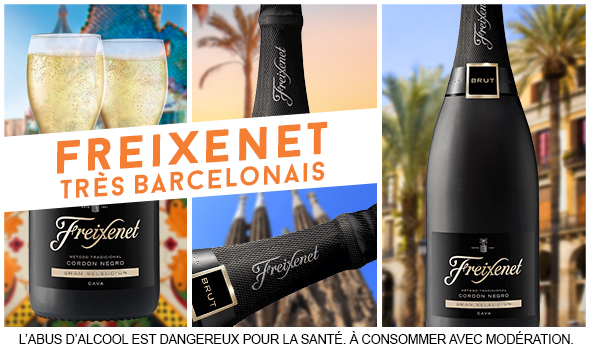FREIXENET. TRÈS BARCELONAIS.  Nouvelle campagne print pour le cava star du rayon effervescents.