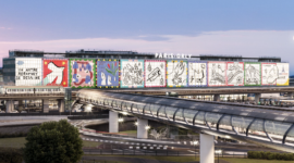 Paris Aéroport dévoile une nouvelle fresque évolutive sur la façade d&rsquo;ORLY