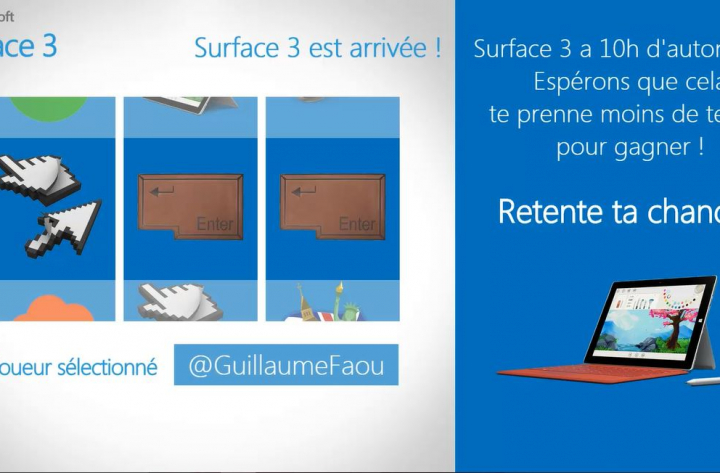 Opération événementielle sur Twitter