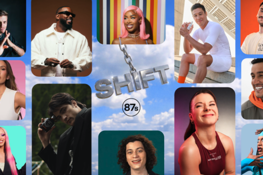 87seconds lance “SHIFT”, son offre social & creator-led