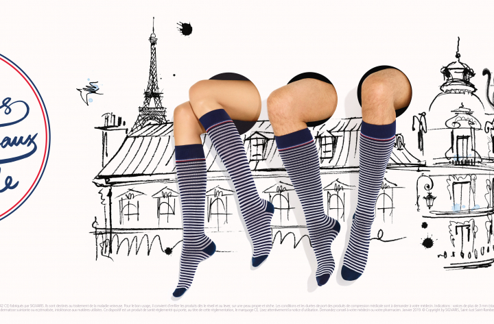 La chaussette de compression fait sa révolution !