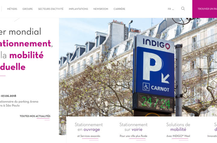 Nouveau site web