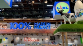 Impressionnant dispositif de communication pour Lidl au SIA 2019