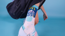 Campagne digitale -Les Xmas Socks by McDo font leur show !