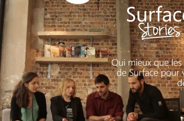 Campagne vidéo Surface Stories