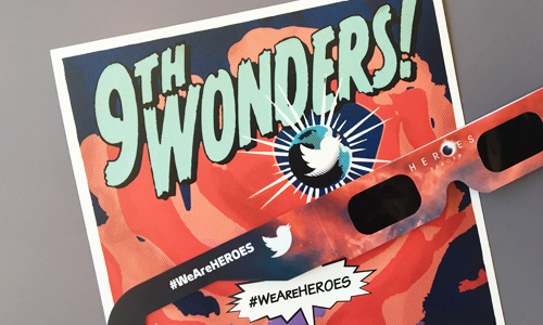 #WeAreHEROES : Syfy crée la première éclipse solaire sur Twitter pour le lancement de la série HEROES REBORN° – stratégie social média participative, campagne digitale