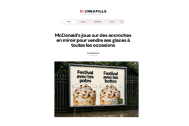 Creapills – McDonald&rsquo;s célèbre ses desserts glacés
