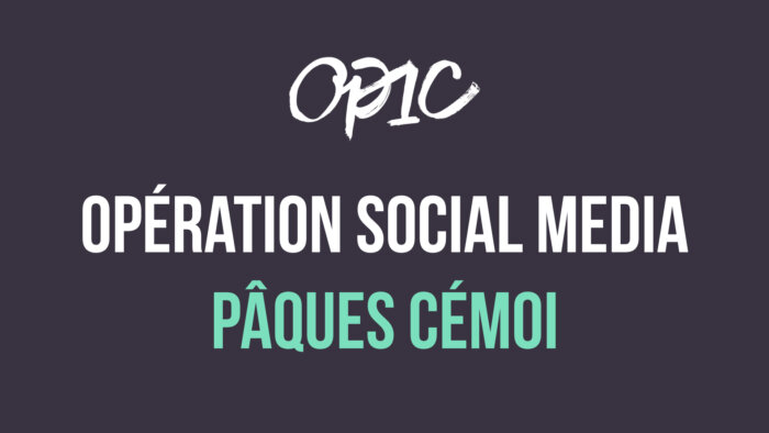 Opération social media pour Pâques