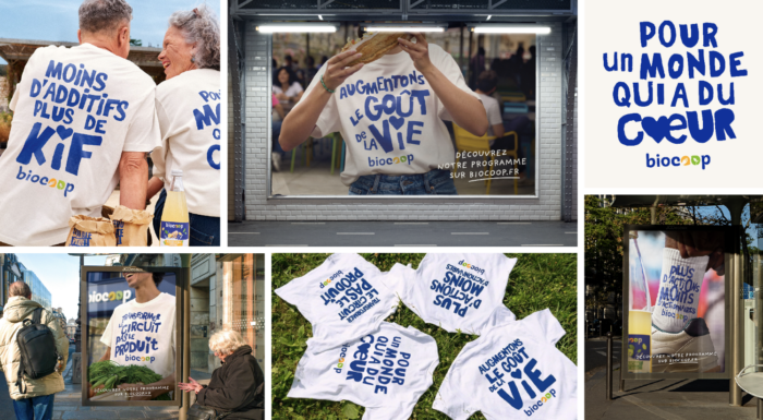 The Good Company et The Good Design s’associent pour faire de Biocoop une marque « mouvement » positive et fédératrice.