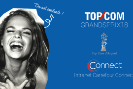 Un TOP COM d’Argent pour l’intranet du Groupe Carrefour by tequilarapido !