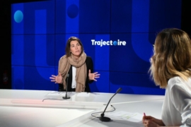 Ingrid Kuhn, Directrice Générale de Carré Noir invitée sur le plateau de l’émission Trajectoire par Carine ED.