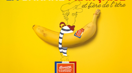 La Banane française et fière de l&rsquo;être ! Campagne affichage