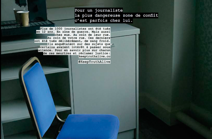 Campagne presse et digitale – #KeepTruthAlive