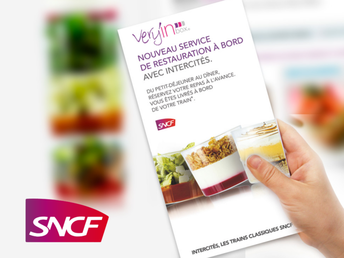 SNCF / IDTGV / INTERCITÉS – Opération Very&rsquo;inBox restauration à bord des trains